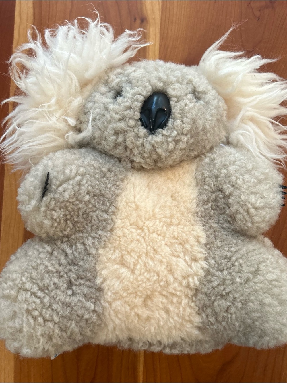 ARIES Australian Sheepskin Koala Plush Stuffed Animal 10” Made in Australia